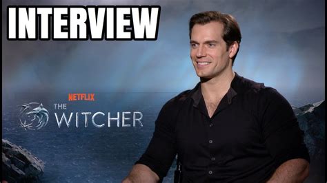 henry cavill in the witcher interview